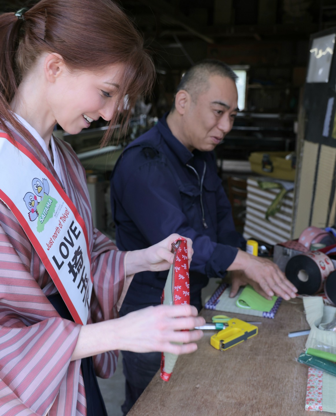 Take on a hands-on, mini tatami mat-making experience, Experience Spots